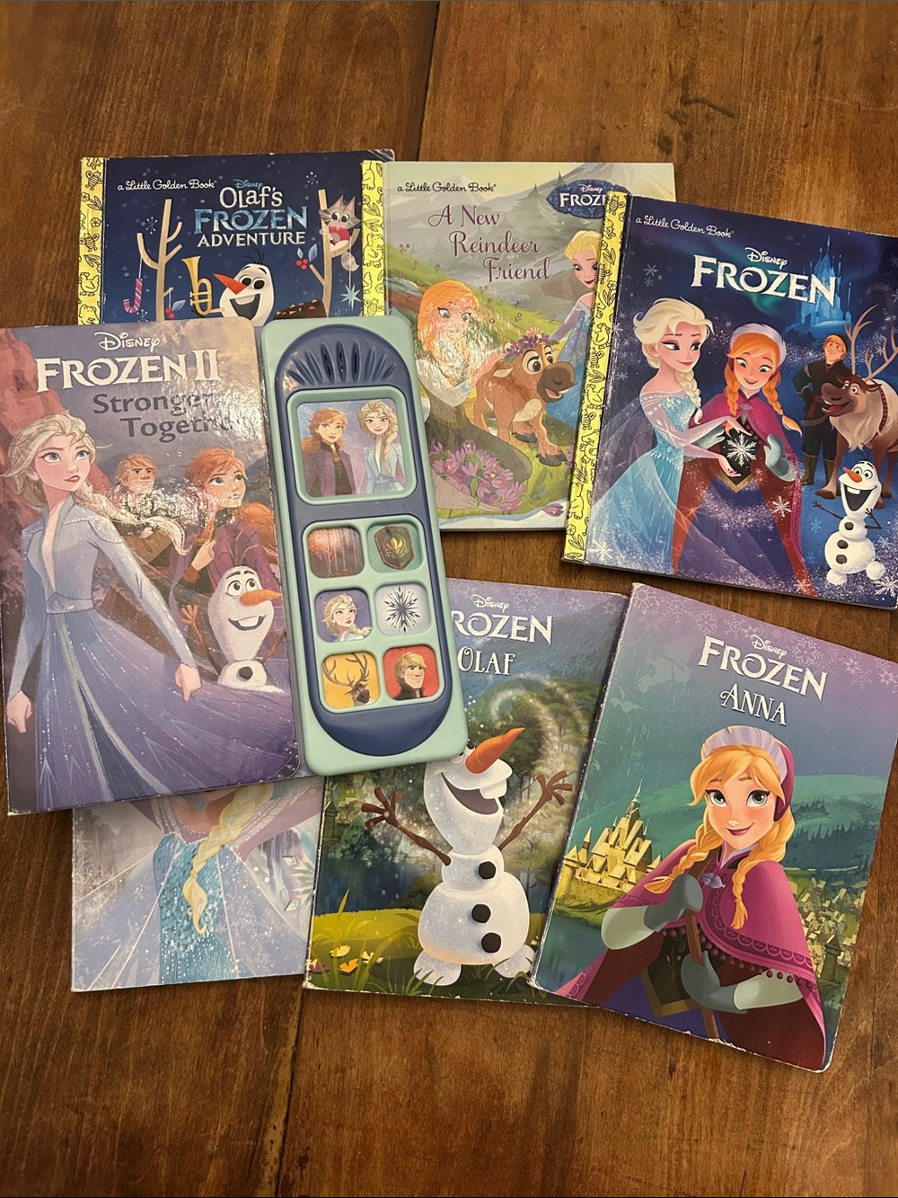 Set of 7 Disney Frozen Little Golden Books Bundle